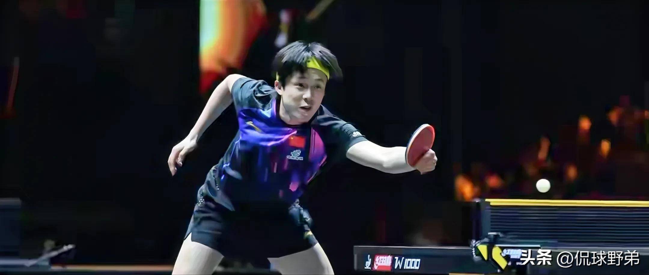 乒乓球球员突破自我，表现堪称完美的简单介绍